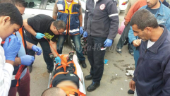 بالصور: إصابة متوسطة لفتى بحادث دهس وسط مدينة اللد